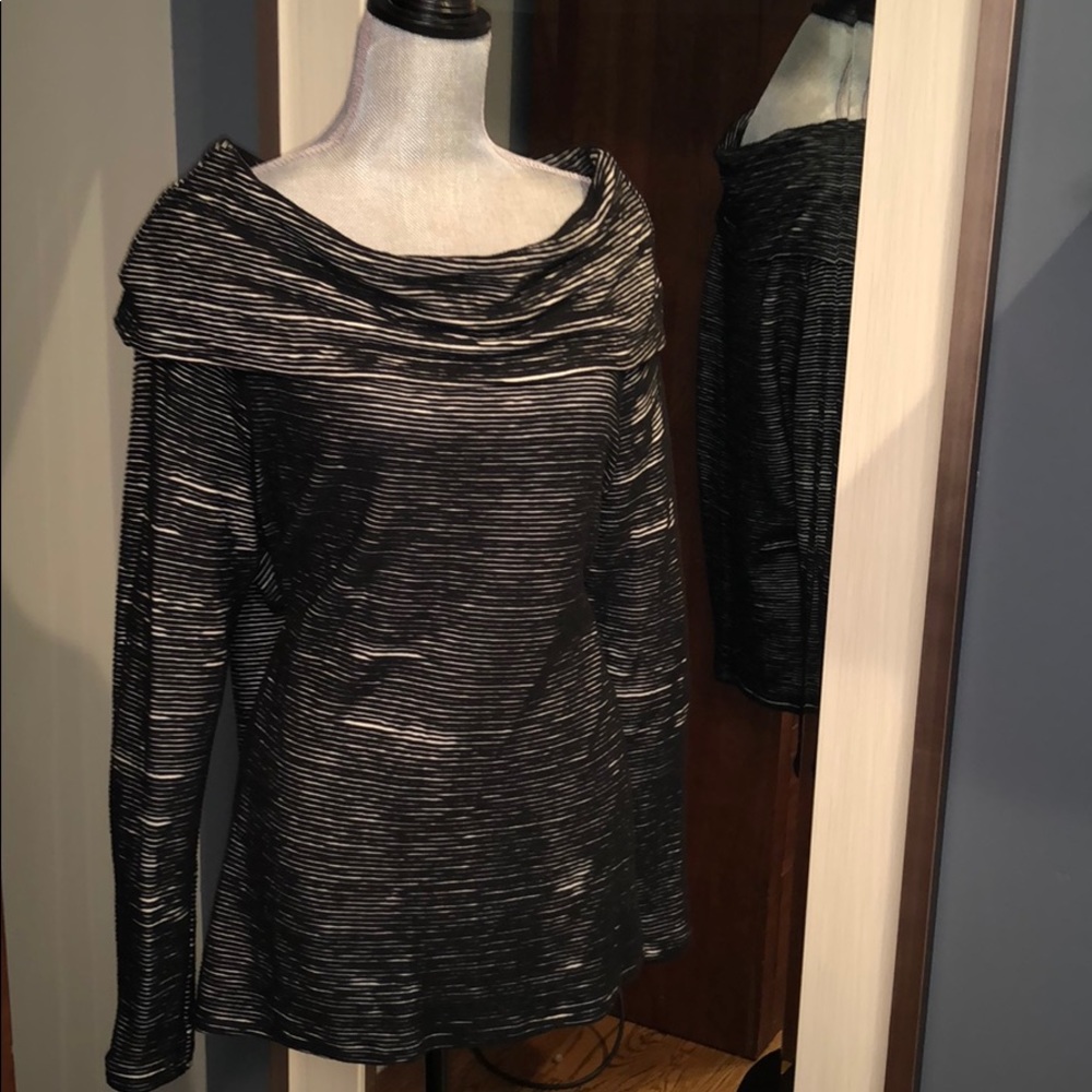 Purchased at Anthropologie. Black/Cream sweater